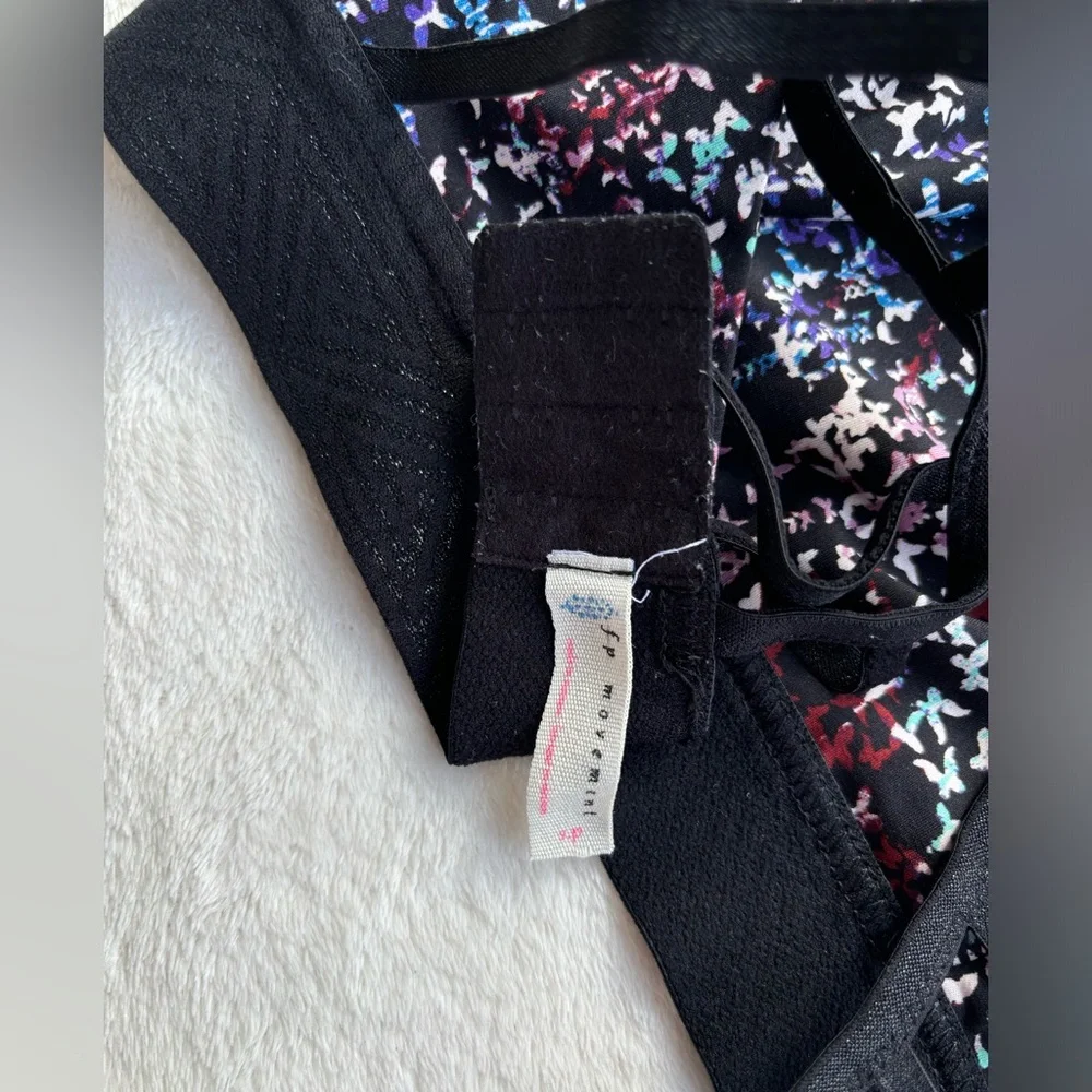 Free people Twist Pointe Strappy Printed Bra
